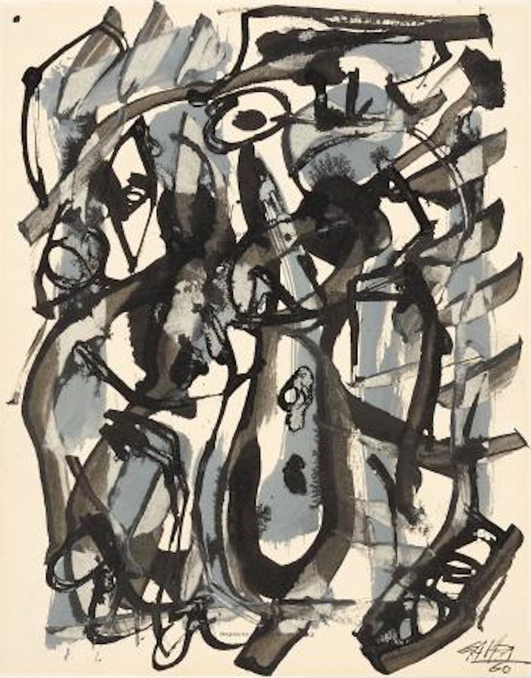 Ohne Titel by Antonio Saura