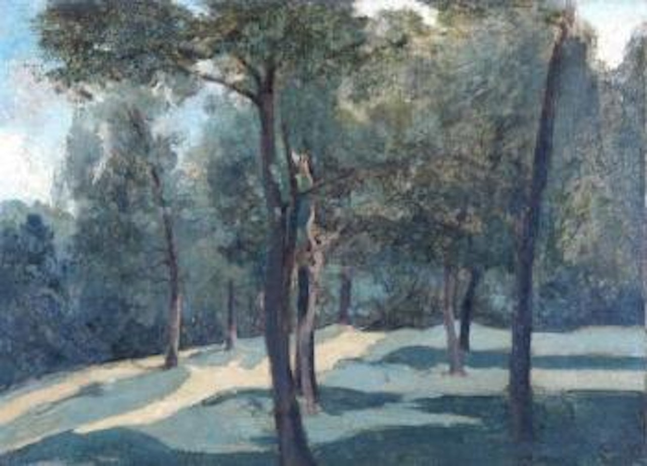 Normandie : allée sous-bois by Jean Baptiste Camille Corot