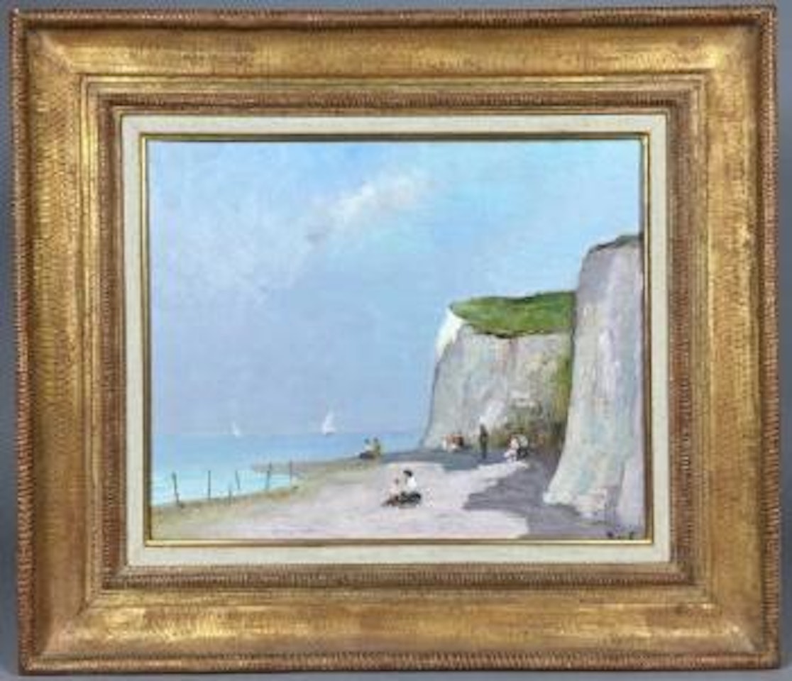 Paysage côtier by Marcel Dyf