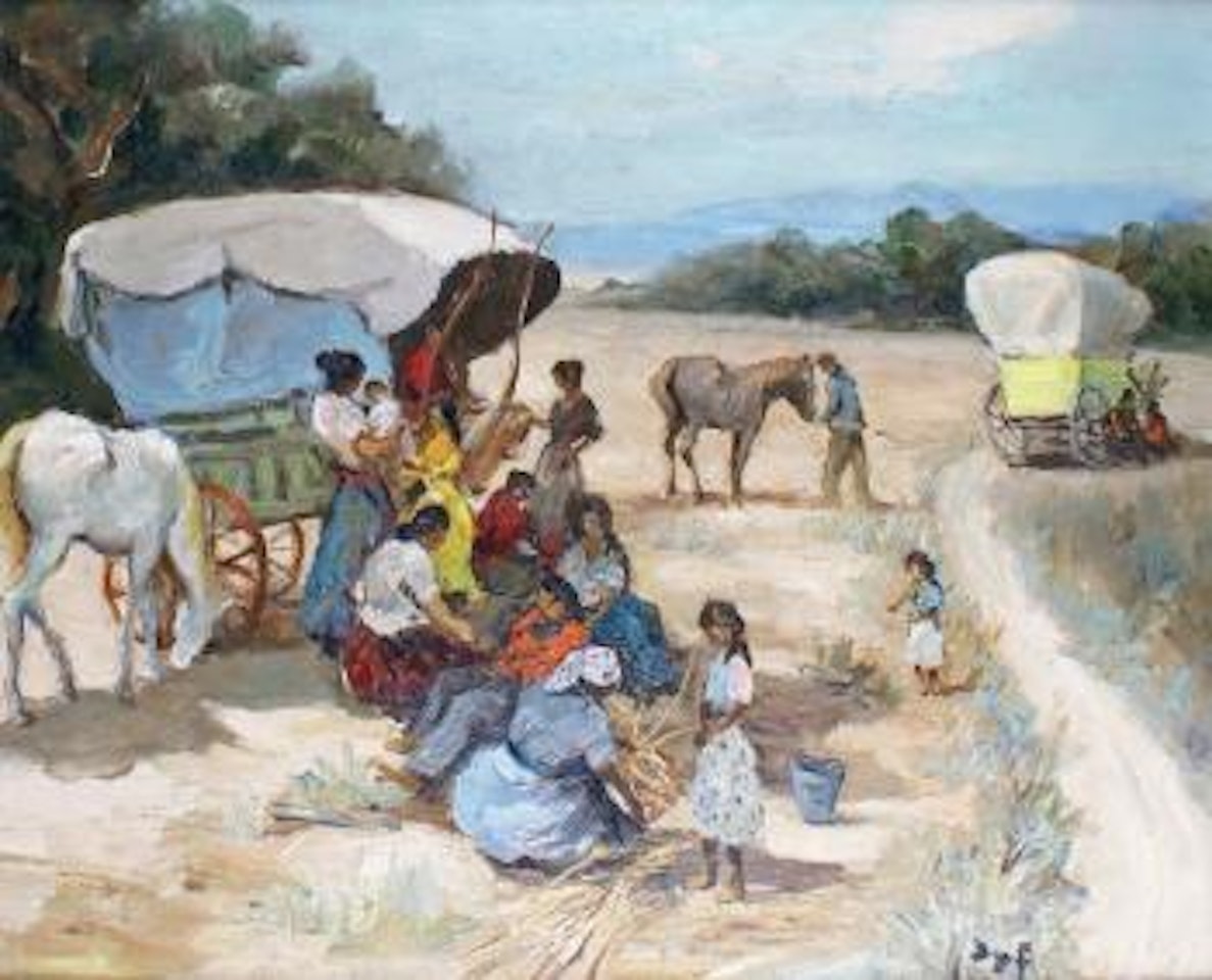 Le Campement gitan by Marcel Dyf