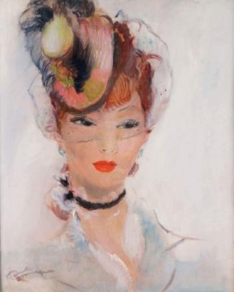 Portrait de Stéphanie by Jean Gabriel Domergue