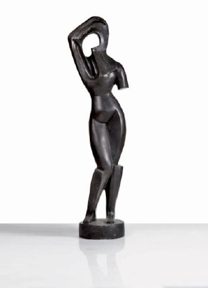 Femme debout se recoiffant by Alexander Archipenko