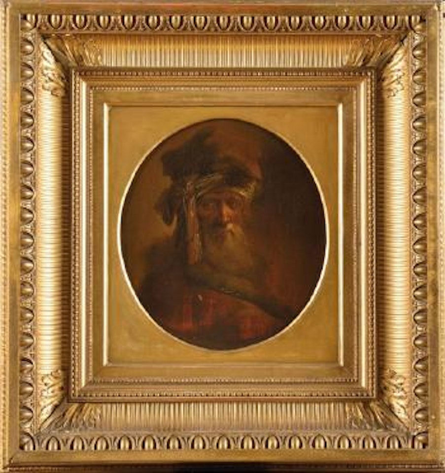 Portrait d'homme au turban by Christian Wilhelm Ernst Dietrich