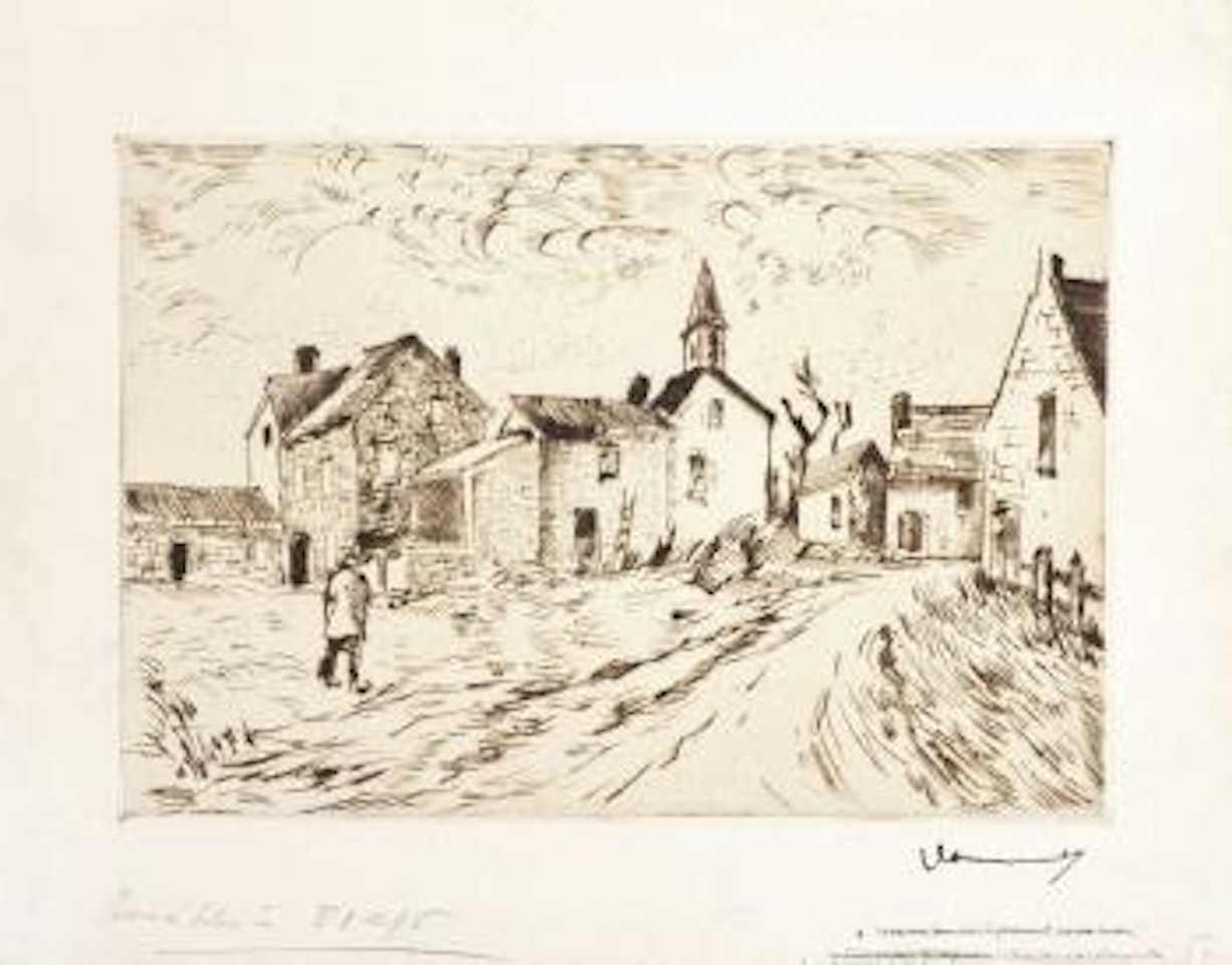 Village de Louvilliers-les-Perches by Maurice de Vlaminck