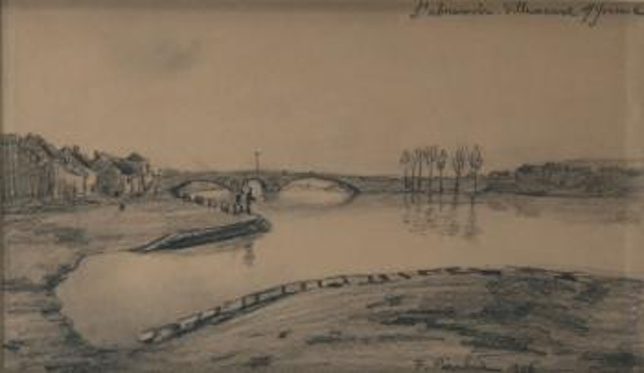 L'abreuvoir, Villeneuve sur Yonne by Francis Picabia