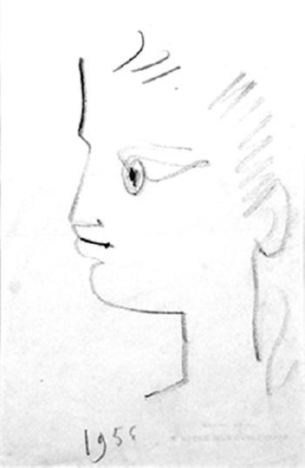 Profil de jeune garçon by Jean Cocteau