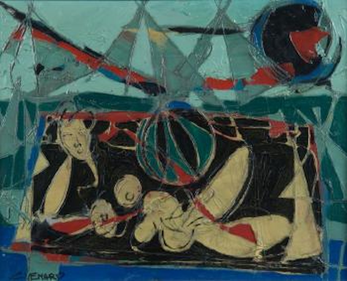 Sur la plage by Claude Venard