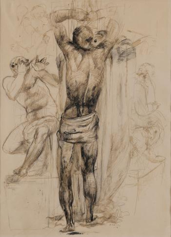 Personaggi (flagellation) by Marino Marini