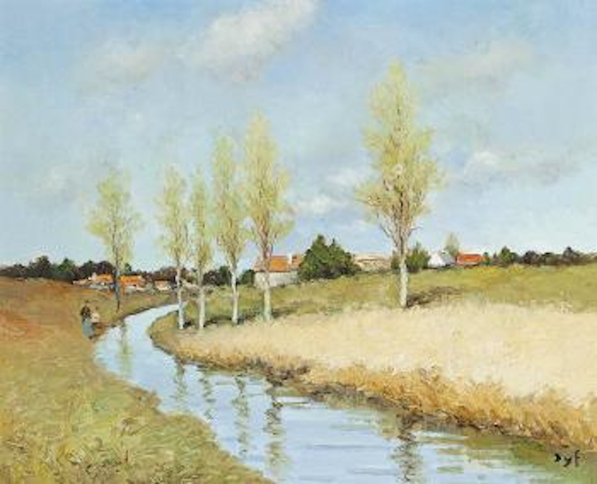 Rivière Aux Amoureux, Le Serein à Chablis by Marcel Dyf
