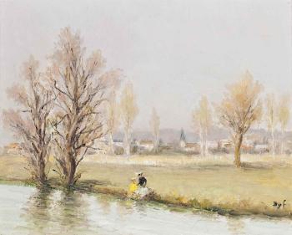 Rivière En Touraine by Marcel Dyf