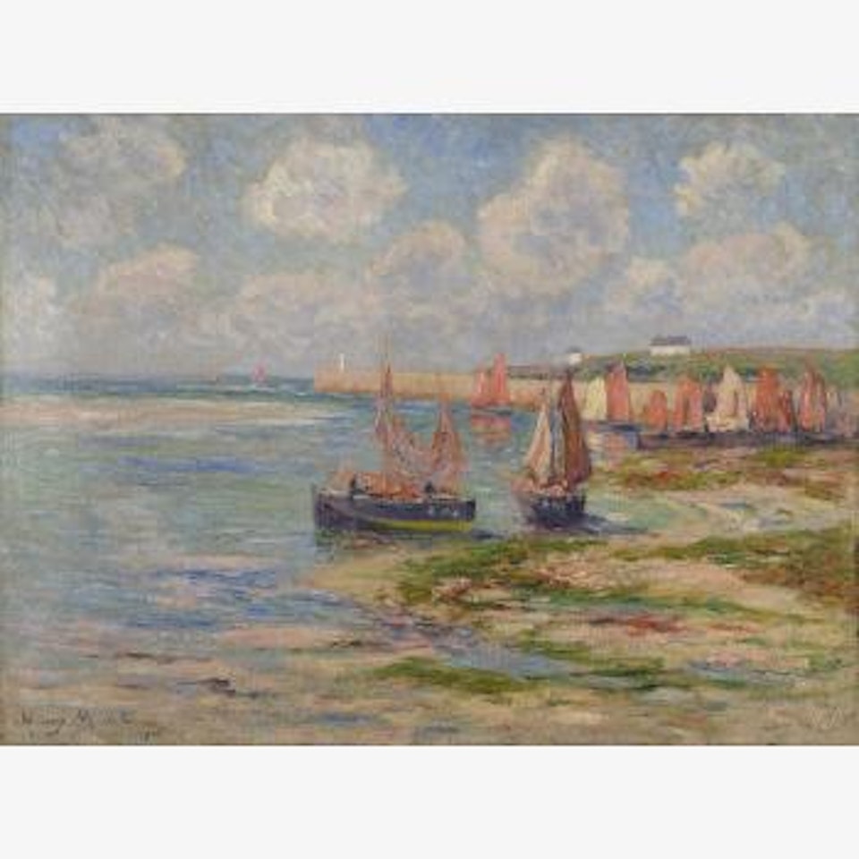 Bateaux de Peche près de la Côte by Henry Moret