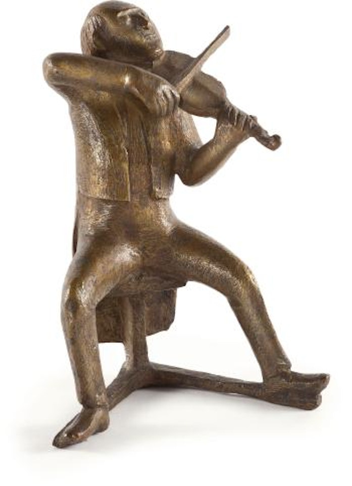 Sitzender Geiger by Gerhard Marcks