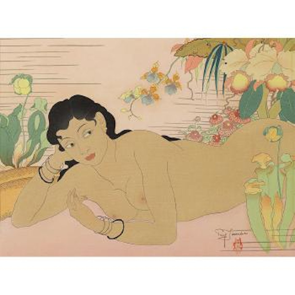 Dans La Nature (M. 103) by Paul Jacoulet