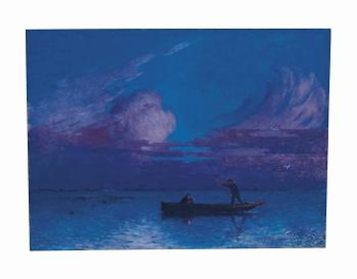 Promenade en barque de nuit à Brière by Ferdinand du Puigaudeau