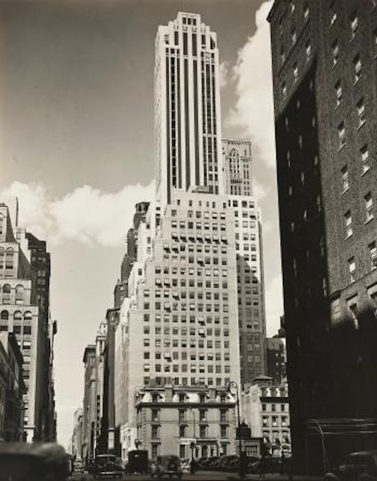 ‘Madison Avenue: looking North from 38th Street, Manhattan’ by Berenice Abbott