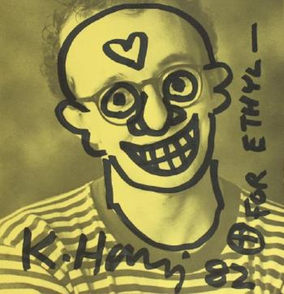 Self-portrait by Keith Haring