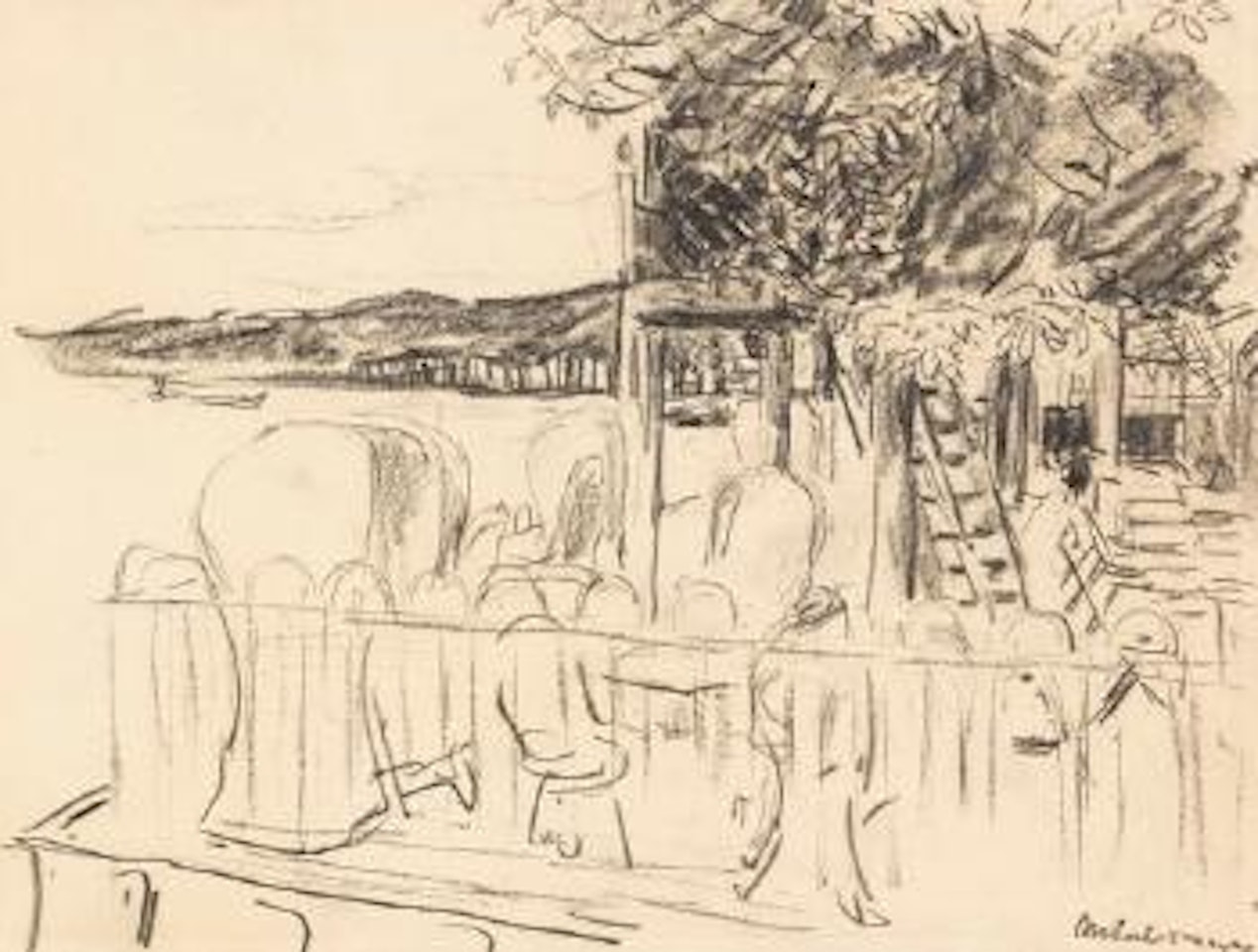 Oude Vink bei Leiden by Max Liebermann