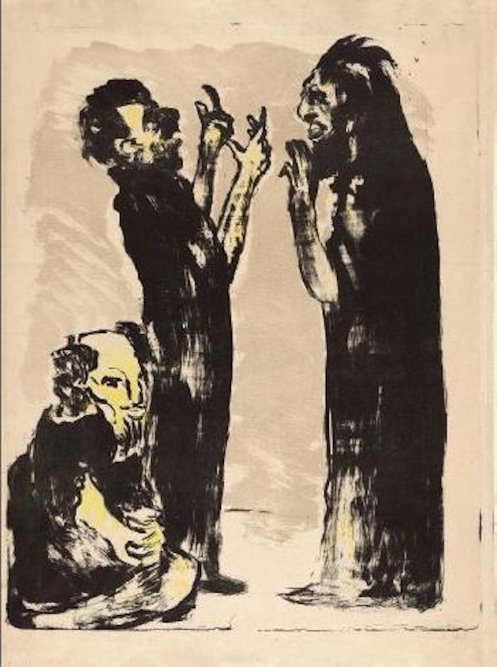 Diskussion by Emil Nolde