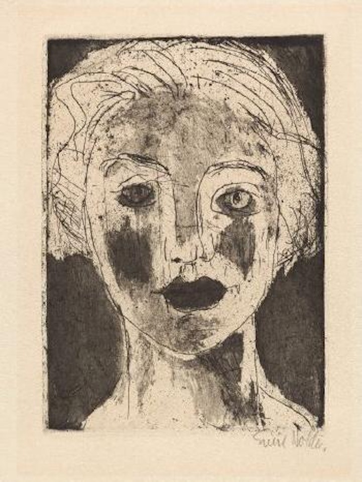 Mädchenbildnis by Emil Nolde