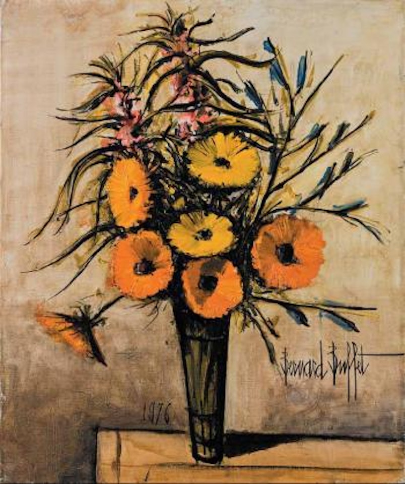 Soucis dans un vase II by Bernard Buffet