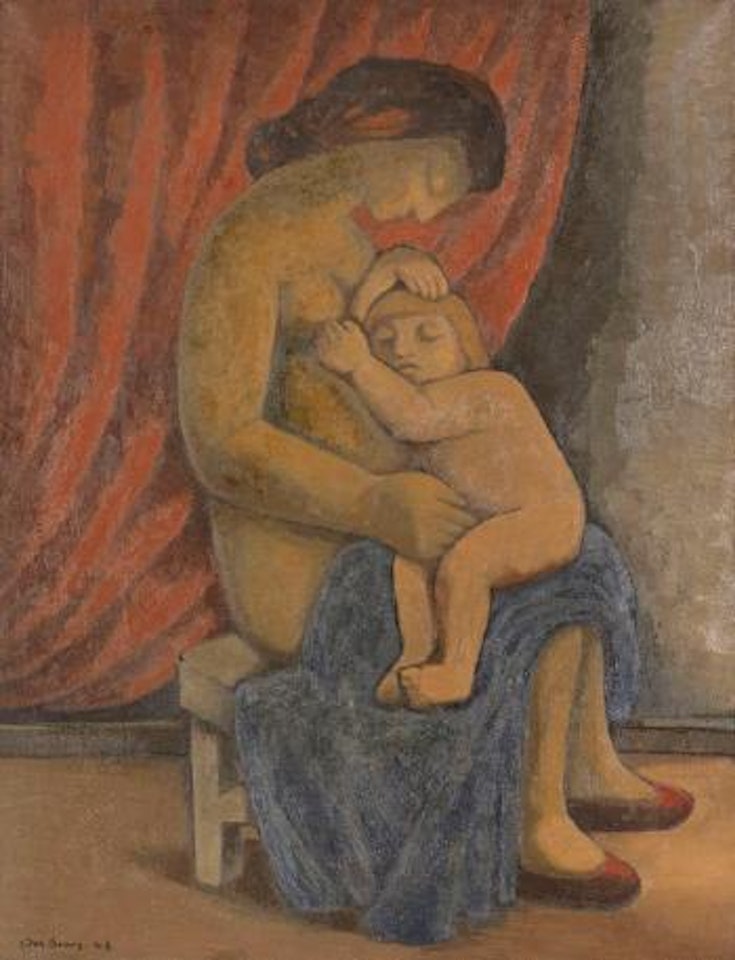 Mutter mit Kind by Johann Georg Müller