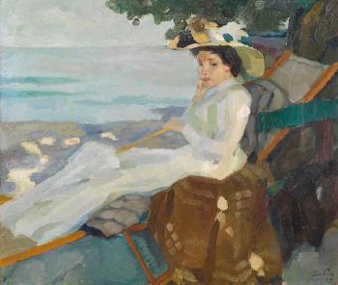 Am Strand by Leo Putz