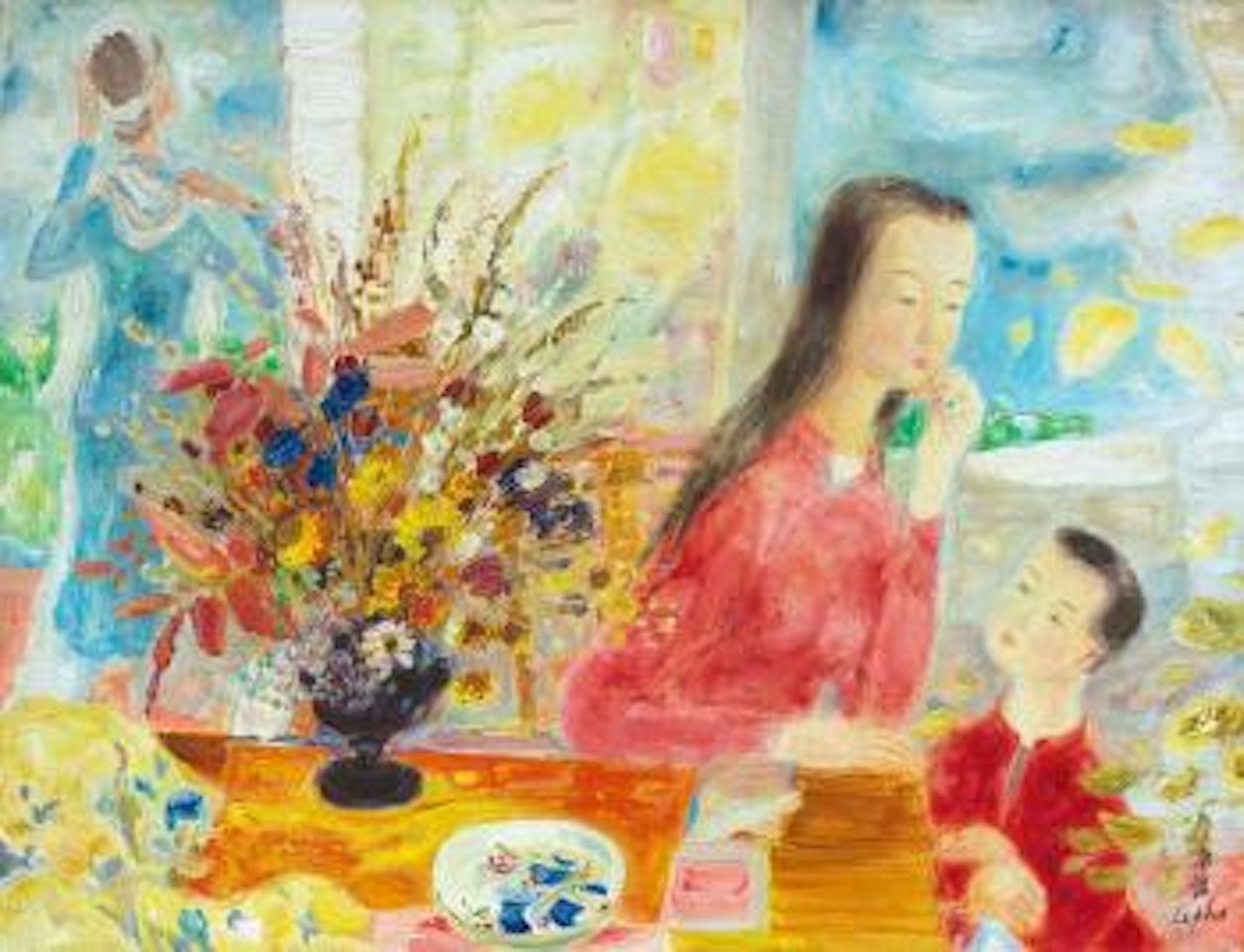 Devant la fenetre by Le Pho