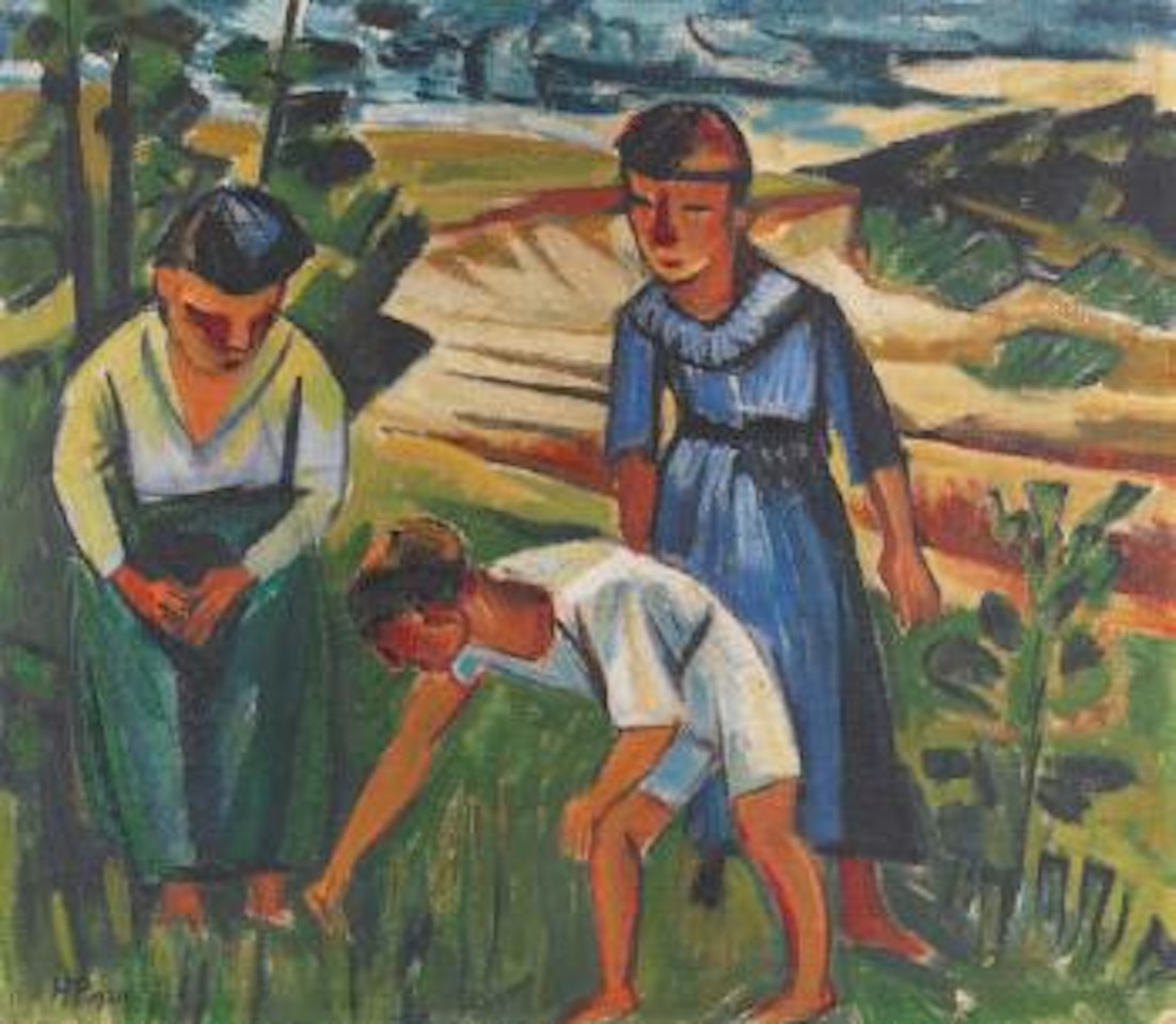 Im Freien by Max Pechstein