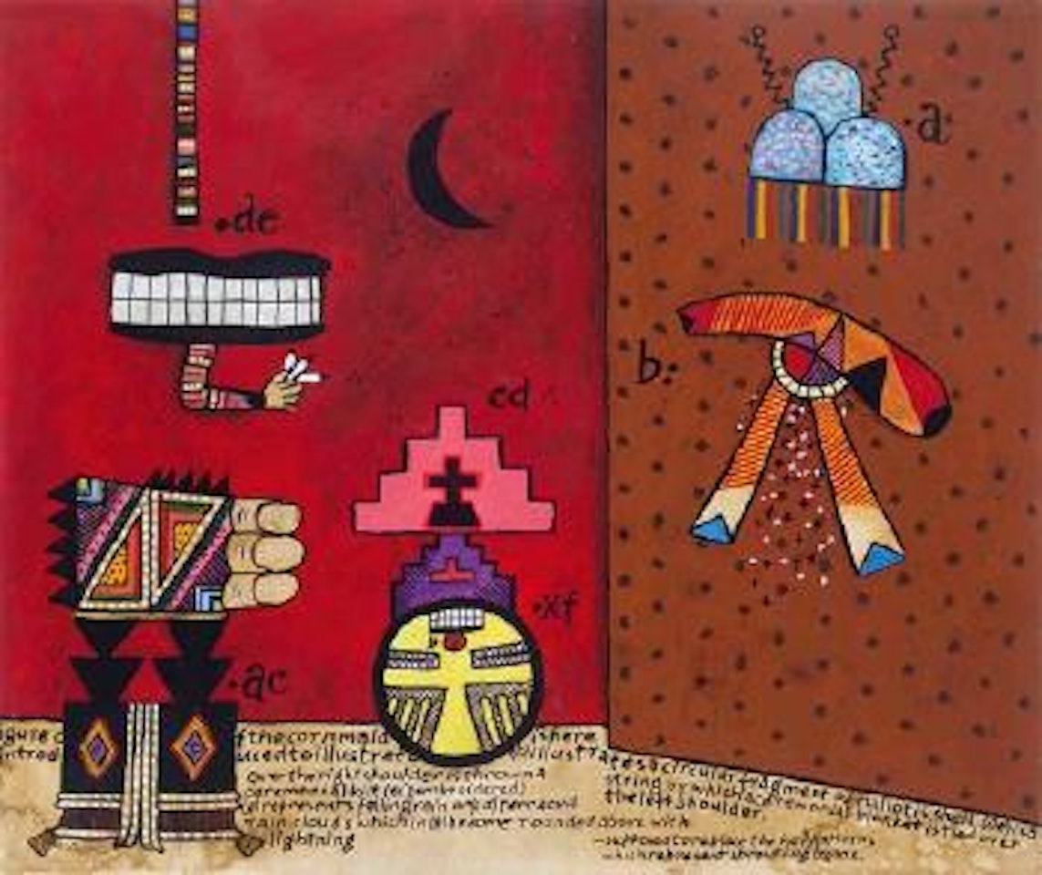Hopi Studies No. 22 G. 2134 by Alan Davie