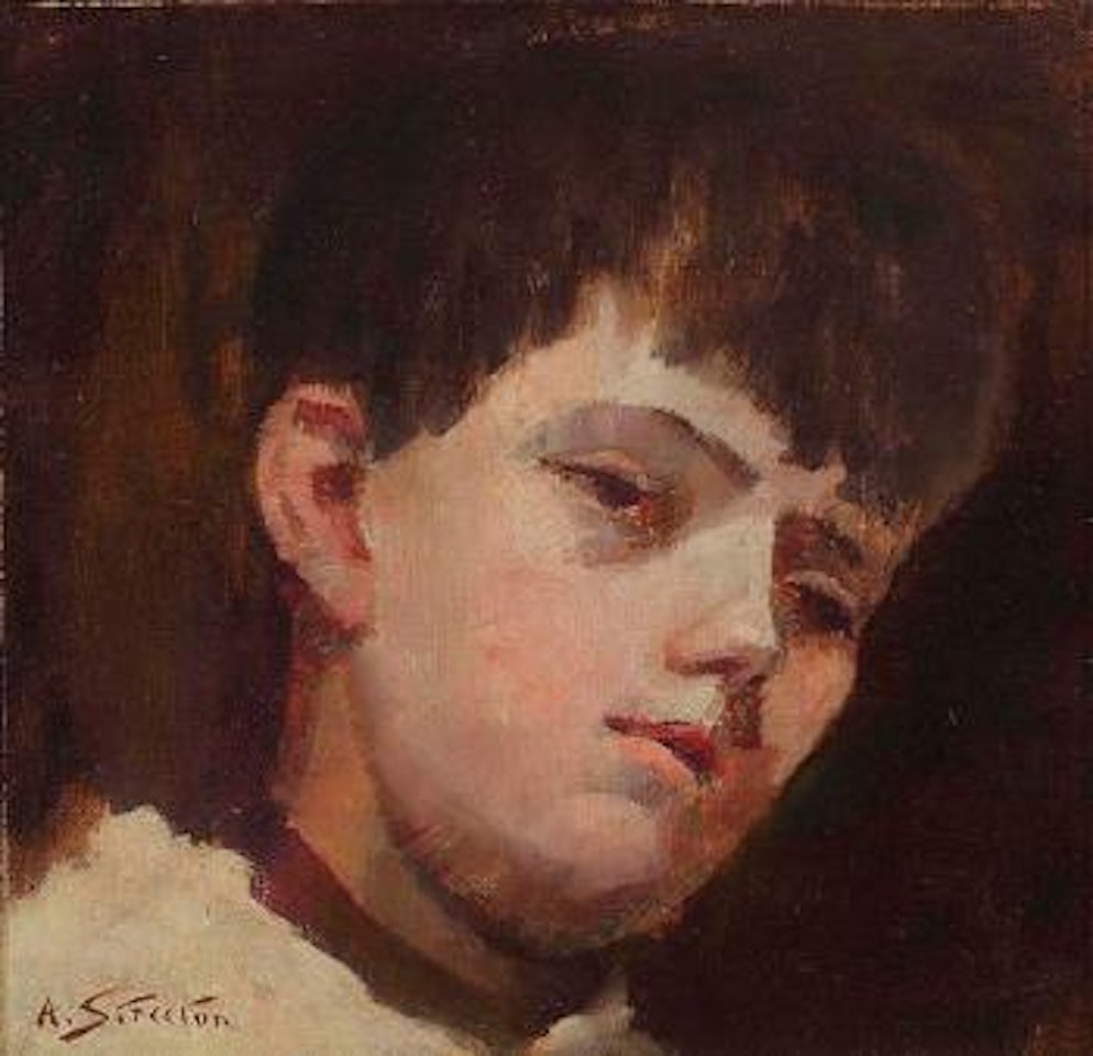 Portrait of A Young Boy by Arthur Ernest Streeton