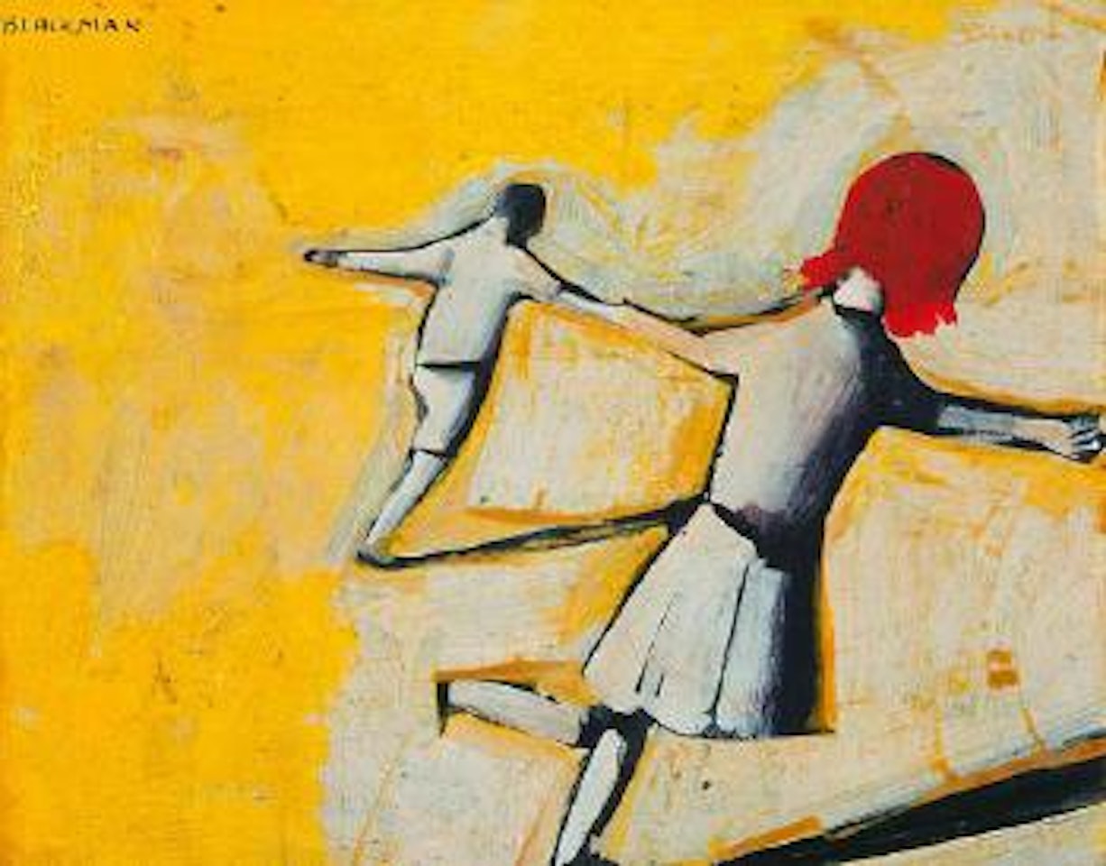 Children playing by Charles Blackman