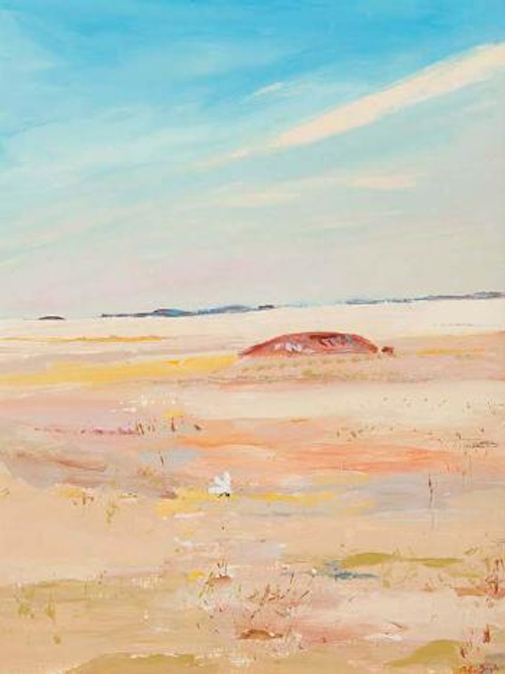 Landscape with white bird by Arthur Merric Bloomfield Boyd