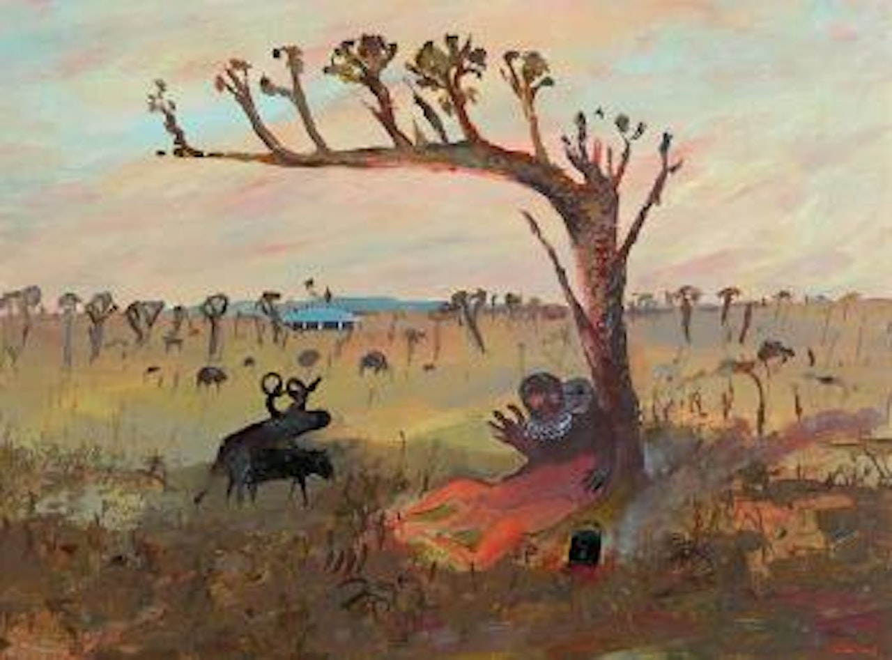 Lovers and Ram by Arthur Merric Bloomfield Boyd