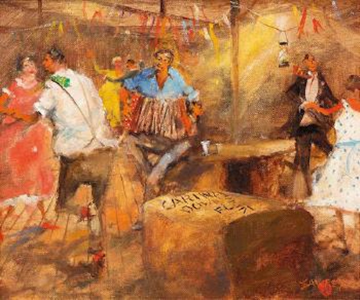 The wool shed hop by Hugh Sawrey