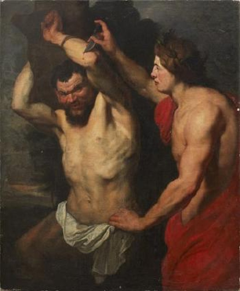 Apollo och Marsyas by Peter Paul Rubens