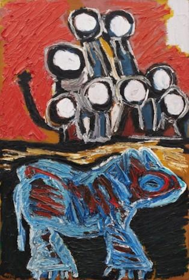 Early in the morning - part 3 by Karel Appel