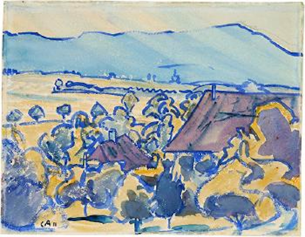 Bauernhof auf der Oschwand by Cuno Amiet