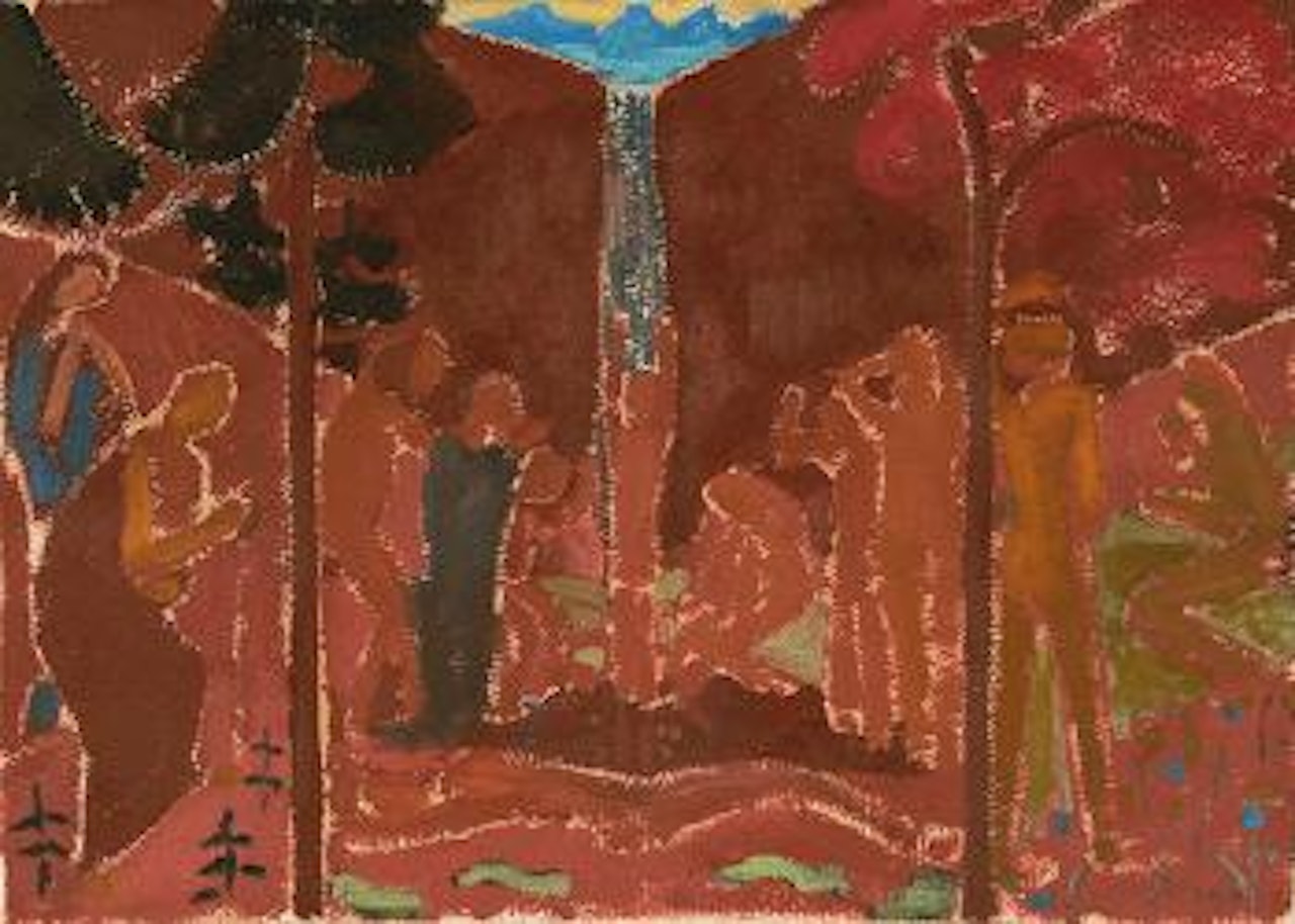 Skizze zum Jungbrunnen by Cuno Amiet
