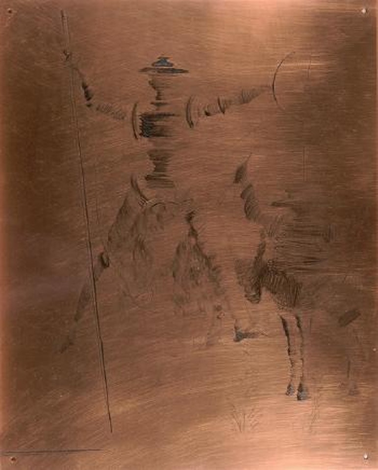 Don Quichotte et Sancho Pança by Salvador Dali
