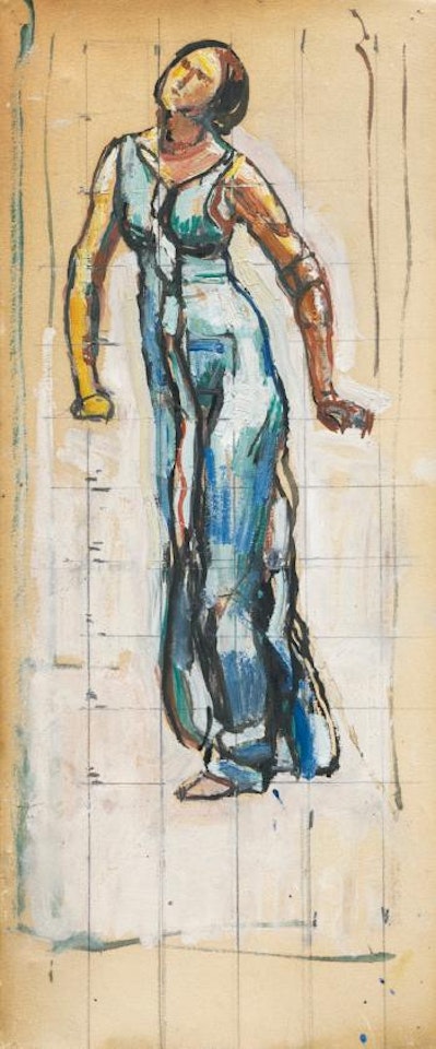 Blick In Die Unendlichkeit (Figurenstudie) by Ferdinand Hodler
