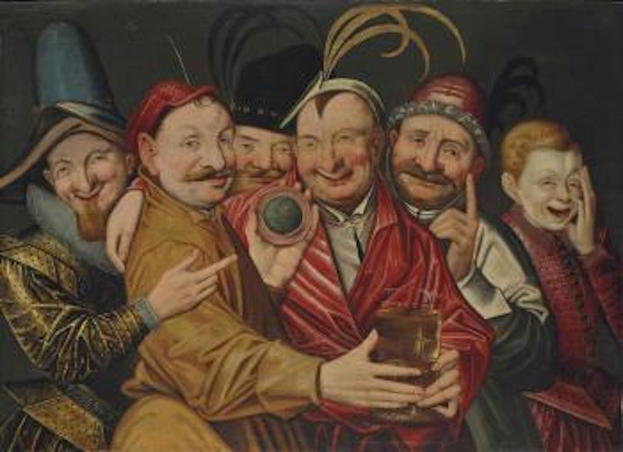 Les buveurs by Jan Matsys