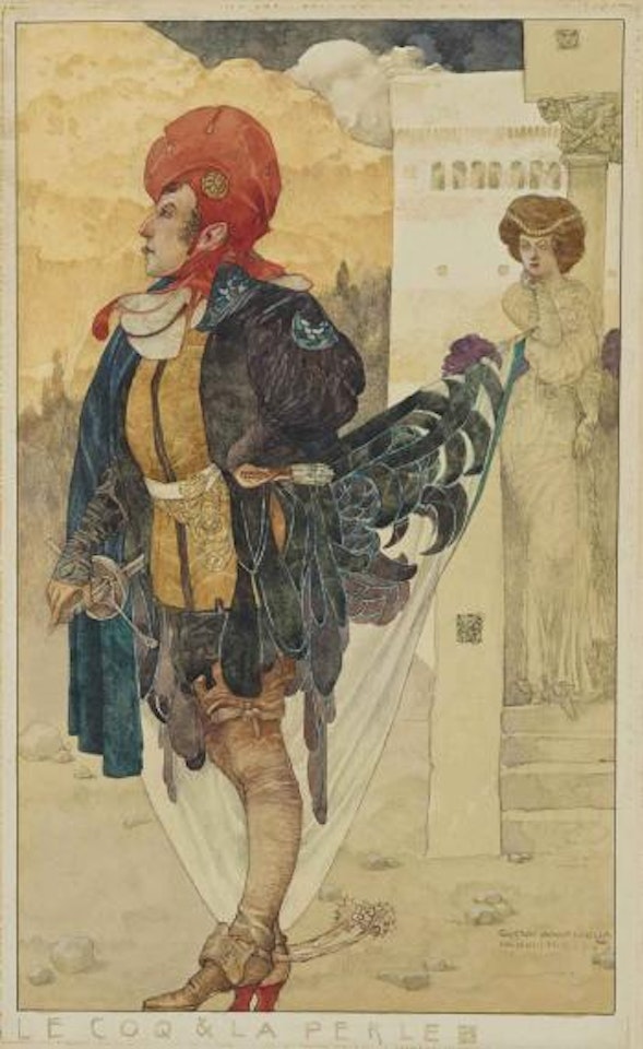 Le Coq et la Perle by Gustave Adolf Mossa