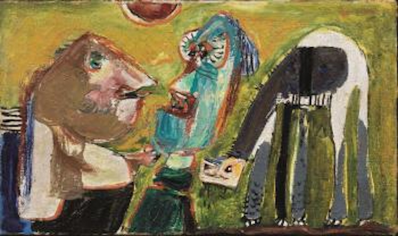 Pas de trois by Asger Jorn