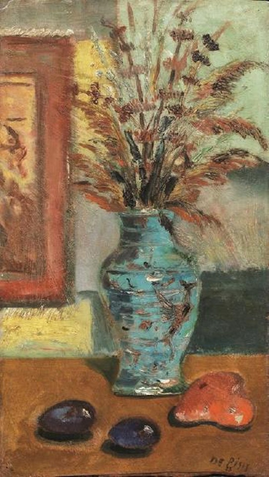 Vaso di fiori by Filippo de Pisis