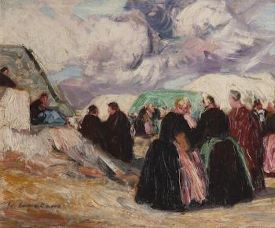 Bretonnes au marché by Jean Julien Lemordant