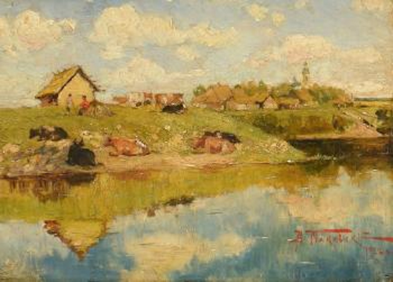 Paysage jour d’été by Alexander W. Makowski
