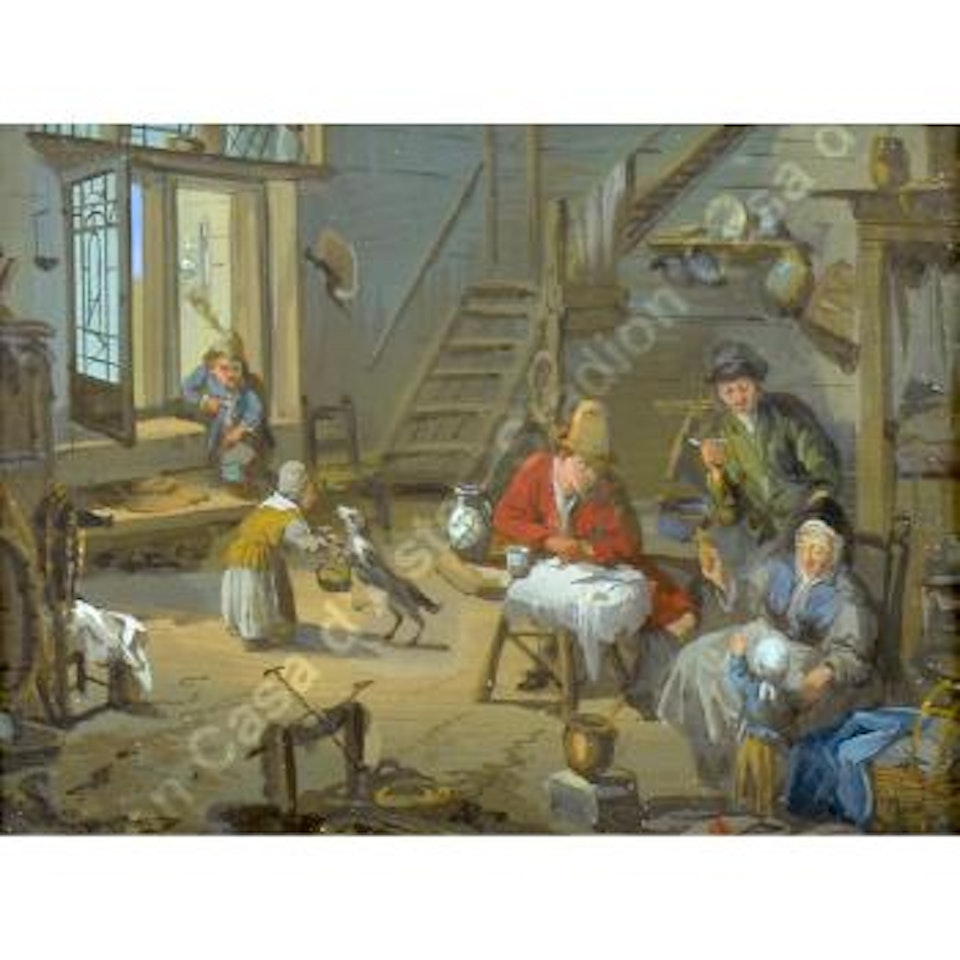 Scena di interno by Giuseppe Bernardino Bison