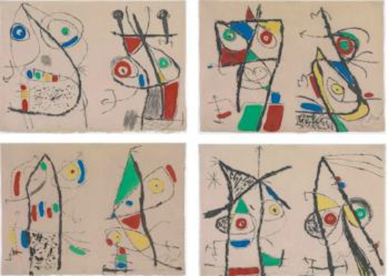 Le Courtisan Grotesque by Joan Miró