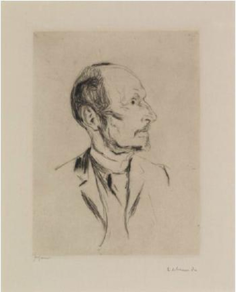 Albert Kollmann by Edvard Munch