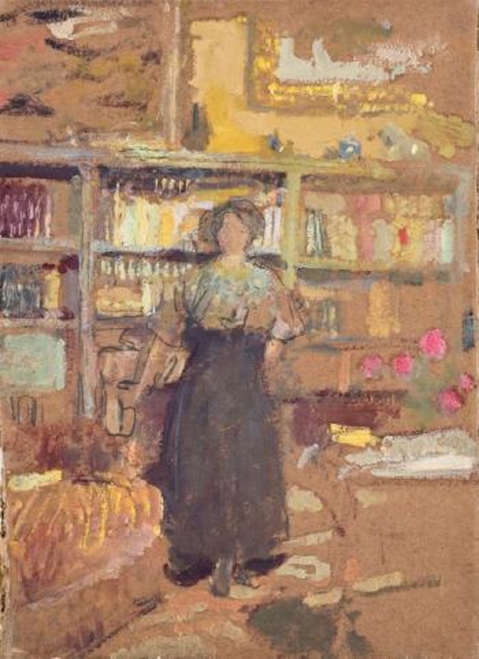 Jacqueline Fontaine dans un intérieur by Édouard Vuillard